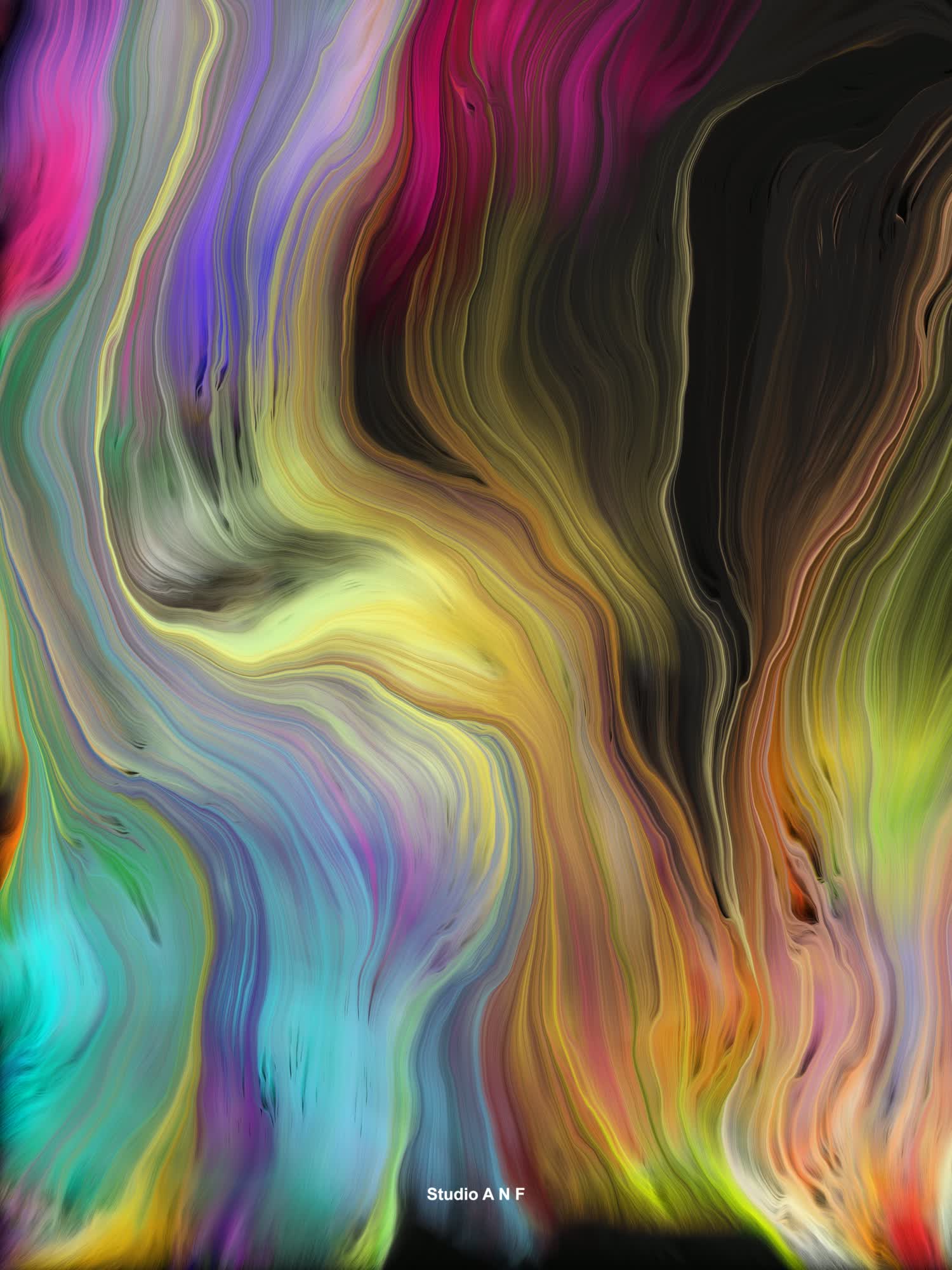 digital canvas art generative software art