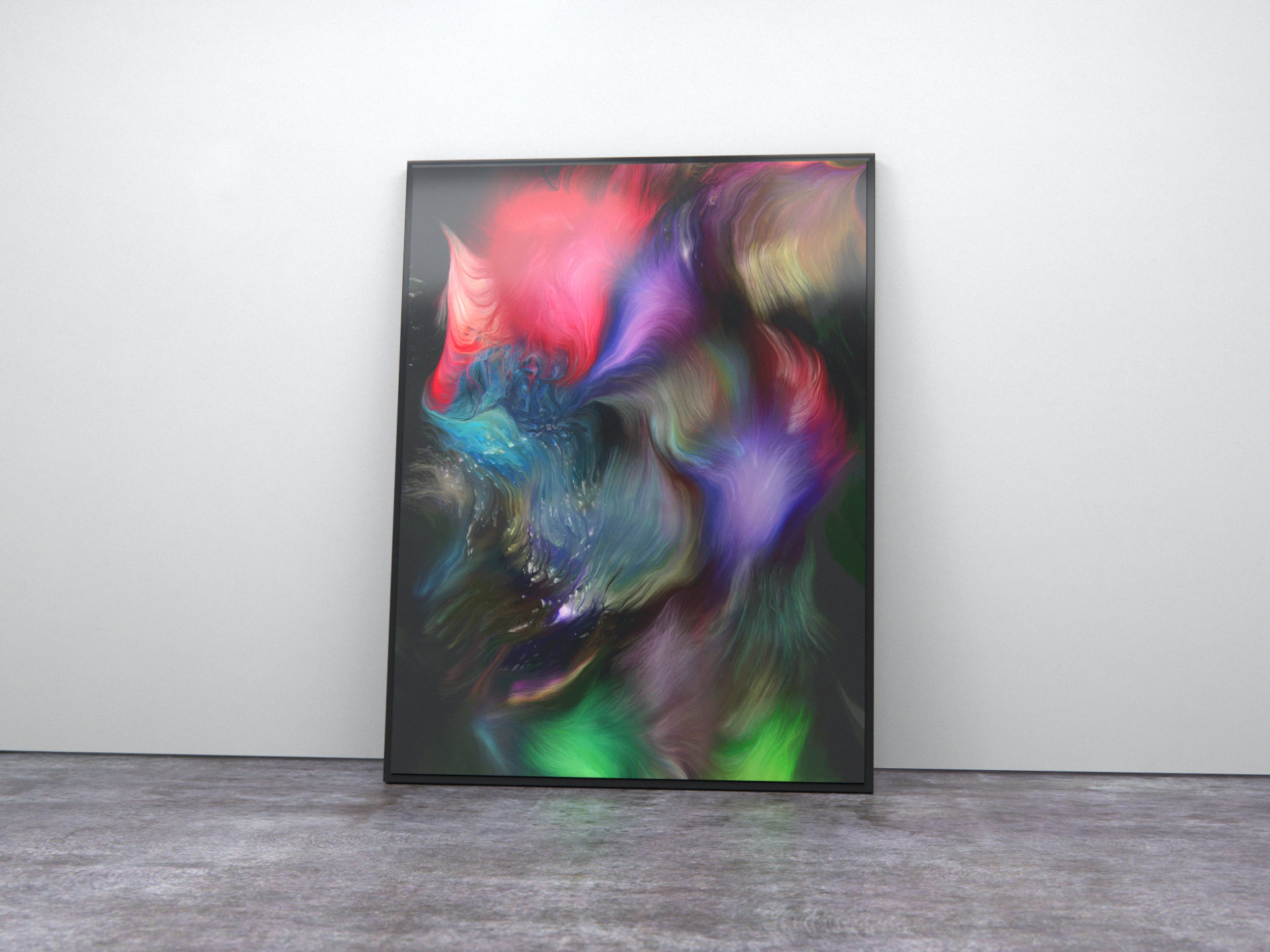 Andreas Nicolas Fischer - Void 7 generative art c-print